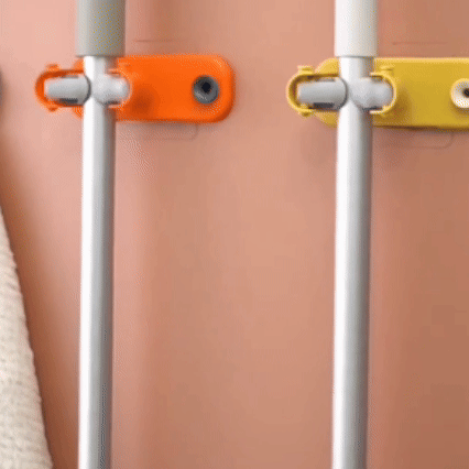 Set 1+1 🎁 Suport Multifuncțional pentru Mop, Mătură & Obiecte – Fără Găurire