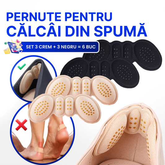 Pernuțe pentru Călcâi din Spumă – Set 3+3 GRATIS