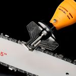 Unealtă specială de ascuțire a lanțului de drujbă + șlefuitor GRINNEX