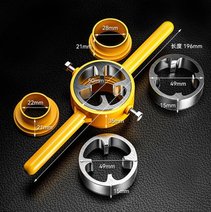 Set pentru Filete Țevi PVC – 6 Piese