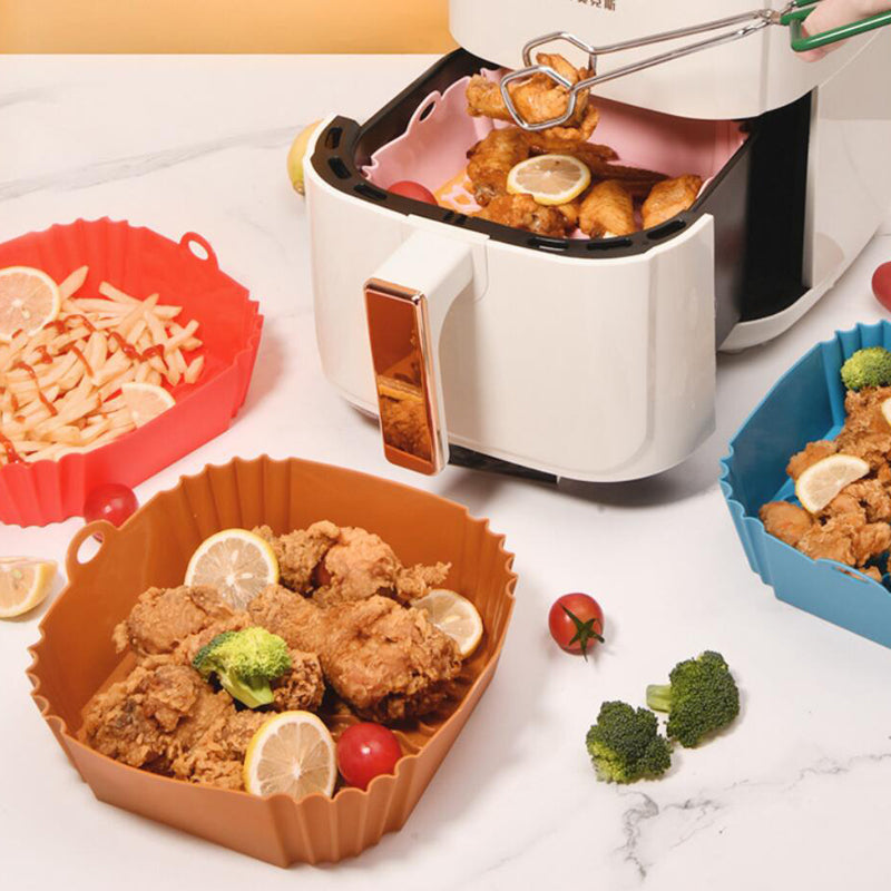 🍟 Set 6 Tăvi din Silicon pentru Airfryer și Cuptor