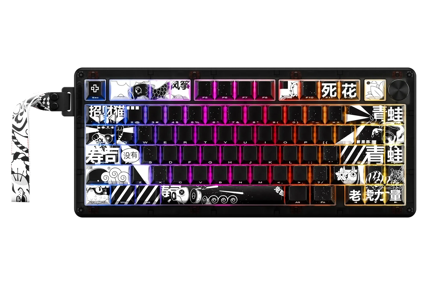 QwertyKey75 HE Momo – Hall Effect, Rapid Trigger, RGB, Snap Tap, Switch-uri Magnetice