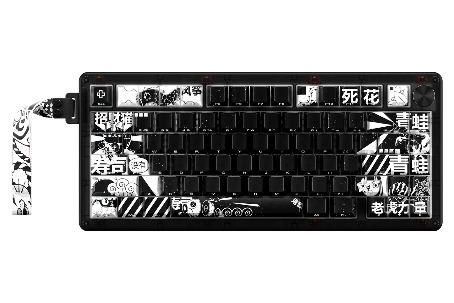 QwertyKey75 HE Momo – Hall Effect, Rapid Trigger, RGB, Snap Tap, Switch-uri Magnetice