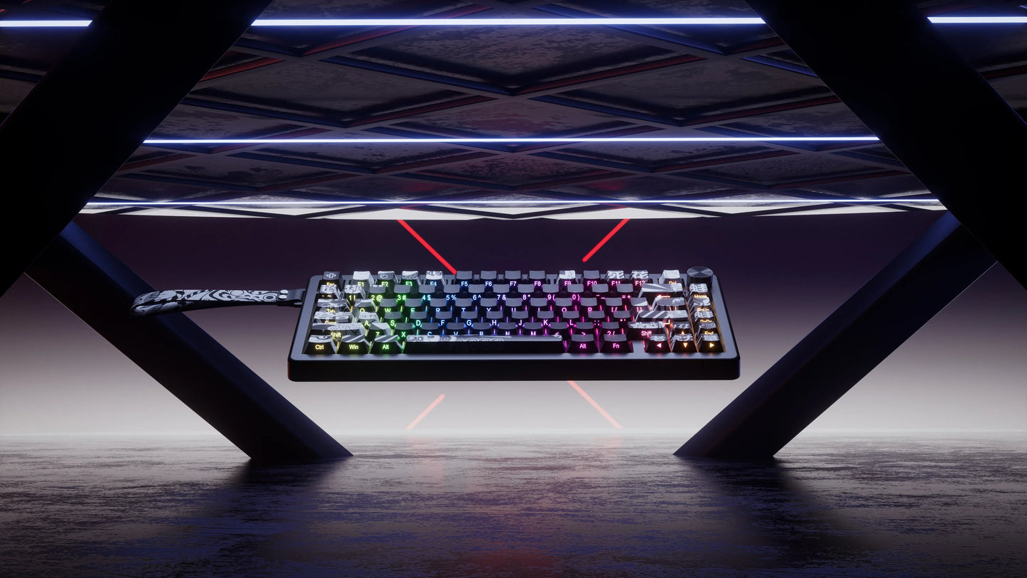 QwertyKey75 HE Momo – Hall Effect, Rapid Trigger, RGB, Snap Tap, Switch-uri Magnetice