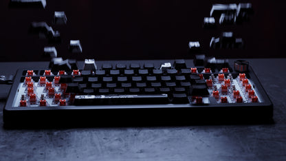 QwertyKey75 HE Momo – Hall Effect, Rapid Trigger, RGB, Snap Tap, Switch-uri Magnetice