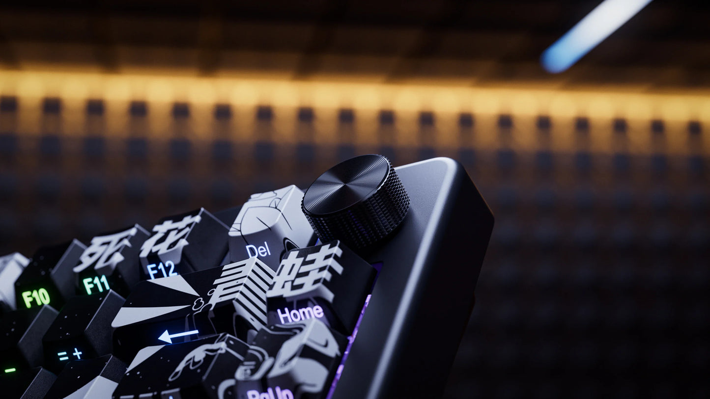 QwertyKey75 HE Momo – Hall Effect, Rapid Trigger, RGB, Snap Tap, Switch-uri Magnetice