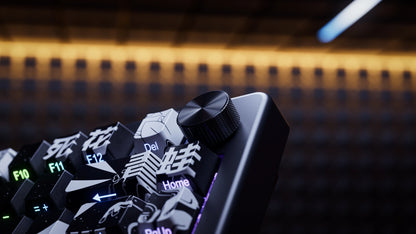 QwertyKey75 HE Momo – Hall Effect, Rapid Trigger, RGB, Snap Tap, Switch-uri Magnetice