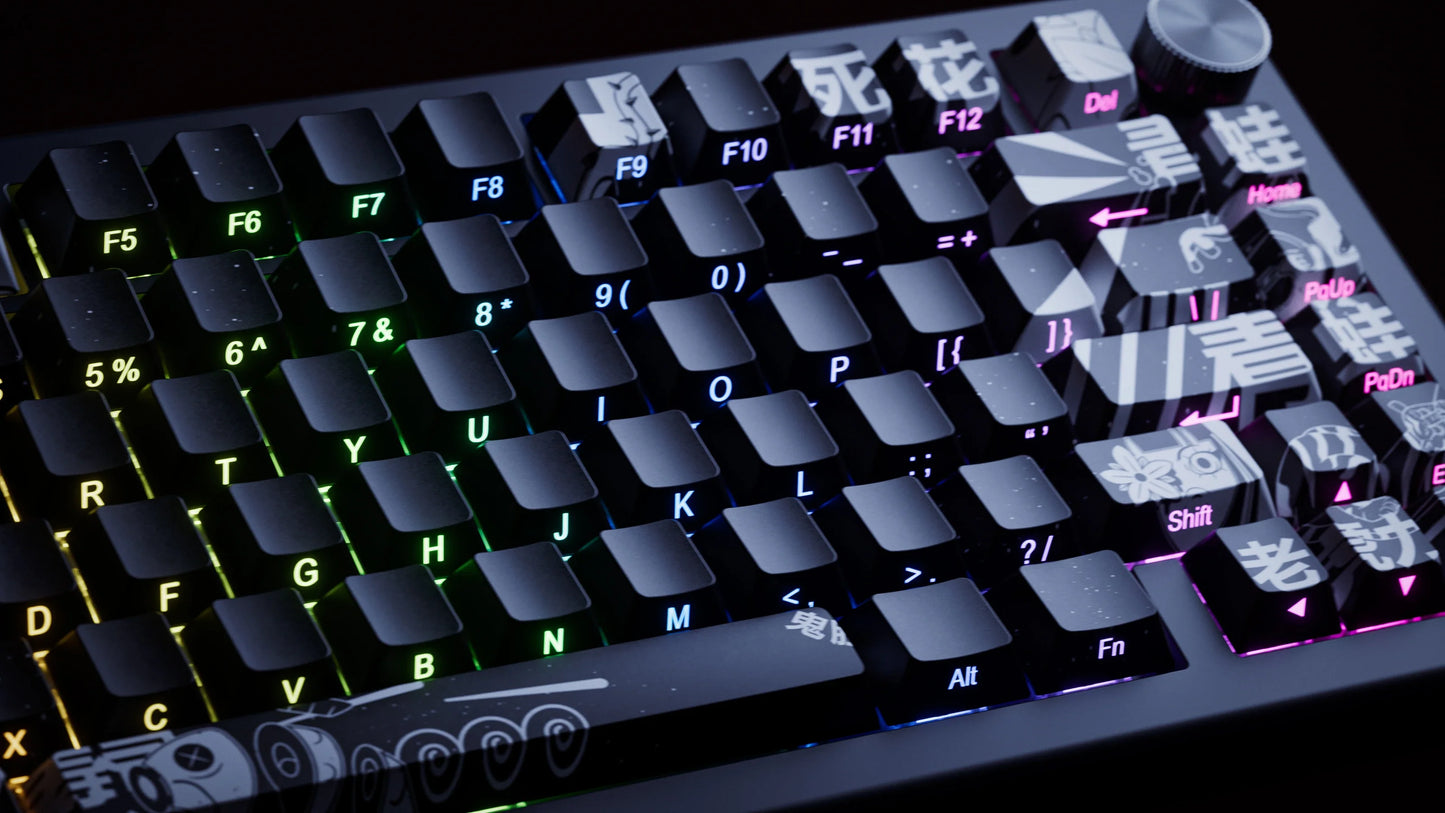 QwertyKey75 HE Momo – Hall Effect, Rapid Trigger, RGB, Snap Tap, Switch-uri Magnetice