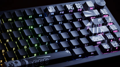 QwertyKey75 HE Momo – Hall Effect, Rapid Trigger, RGB, Snap Tap, Switch-uri Magnetice