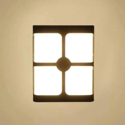 Aplica LED Exterior Timeea, 18W, Negru, 6000K